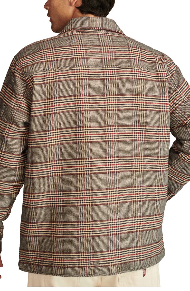 Lucky Brand Plaid Cotton Button-Up Shirt Jacket, Alternate, color, 