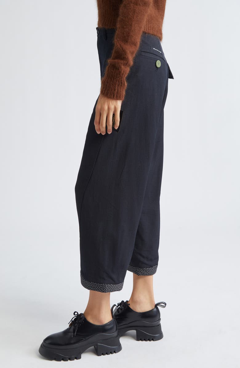 Undercover Baggy Wool Pants, Alternate, color, T.charcoal