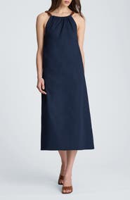 Kenneth Cole Beaded Sleeveless Midi Dress