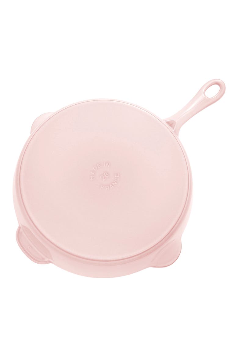 11-Inch Enameled Cast Iron Traditional Skillet, Alternate, color, PEONY PINK