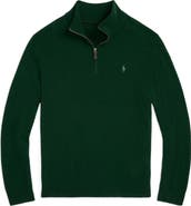 Polo Ralph Lauren Regular Fit Wool Quarter Zip Sweater
