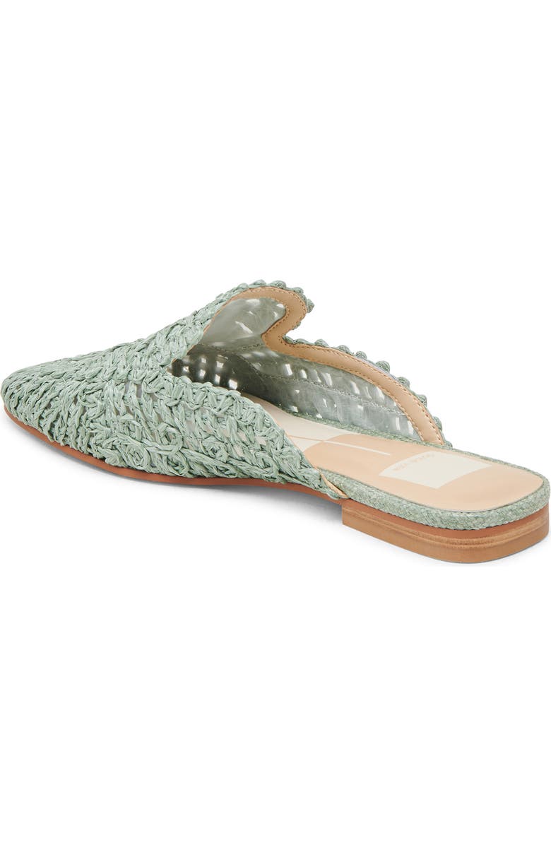 Dolce Vita Diya Raffia Mule, Alternate, color, Light Sage Macrame