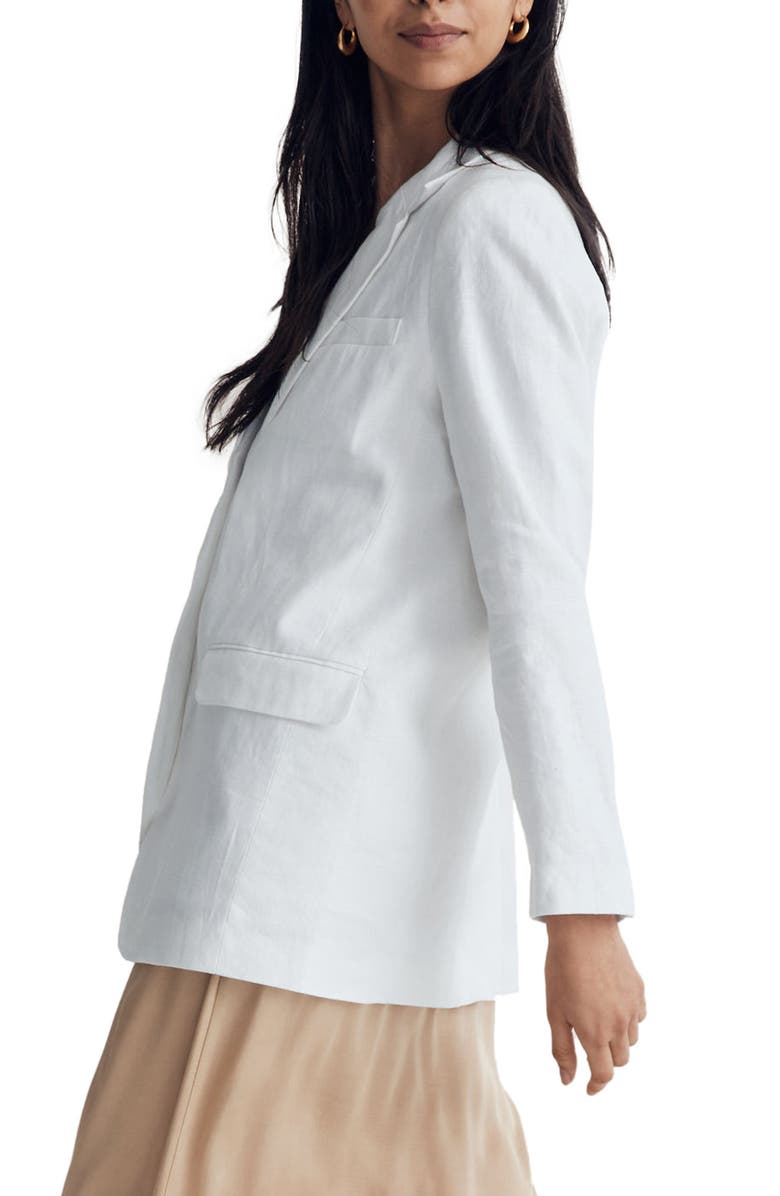 Madewell The Larsen Linen Blazer, Alternate, color, 
