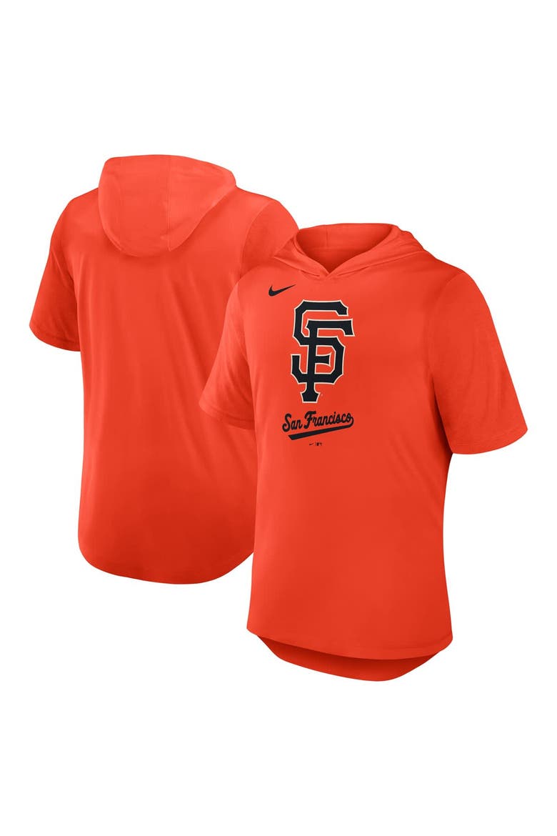Men's Nike Orange San Francisco Giants Tri-Blend Hoodie T-Shirt, Alternate, color, Orange
