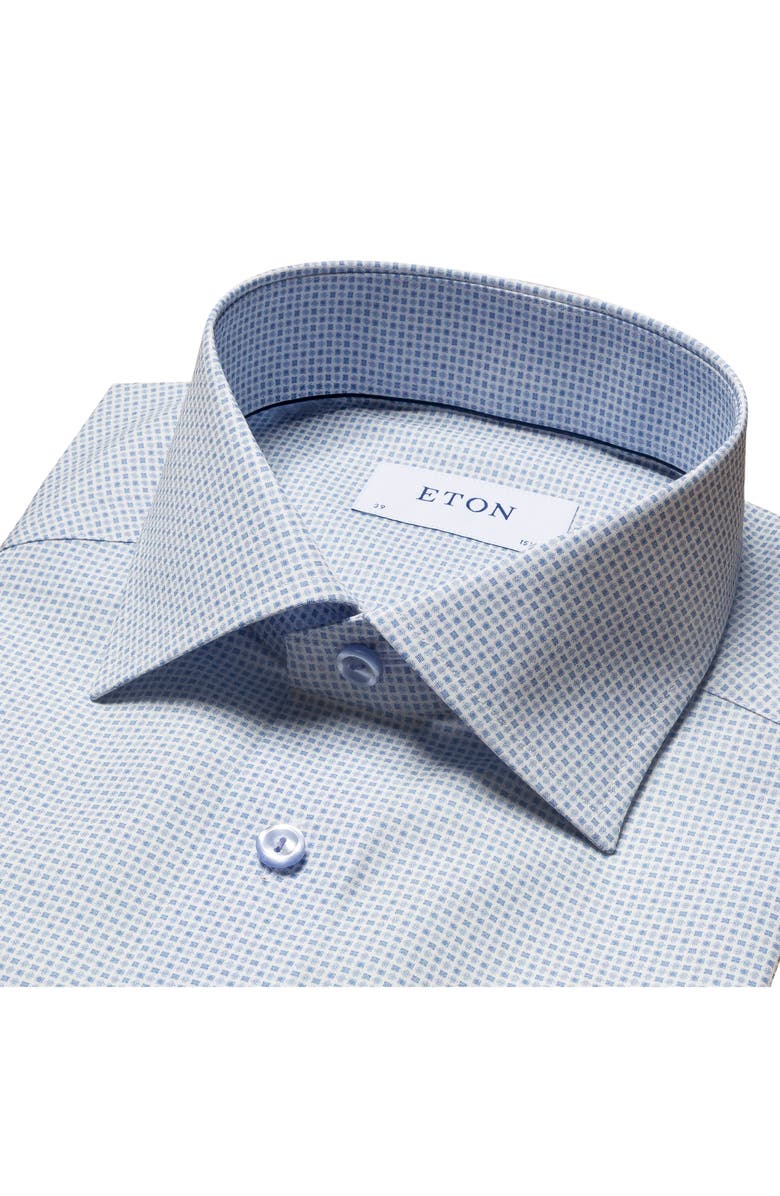 Eton Slim Fit Medallion Print Shirt, Alternate, color, 