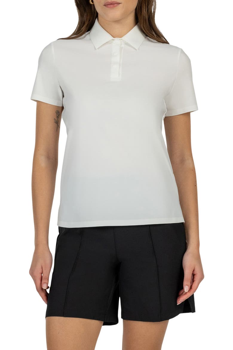 Eagle Performance Polo, Main, color, WHITE