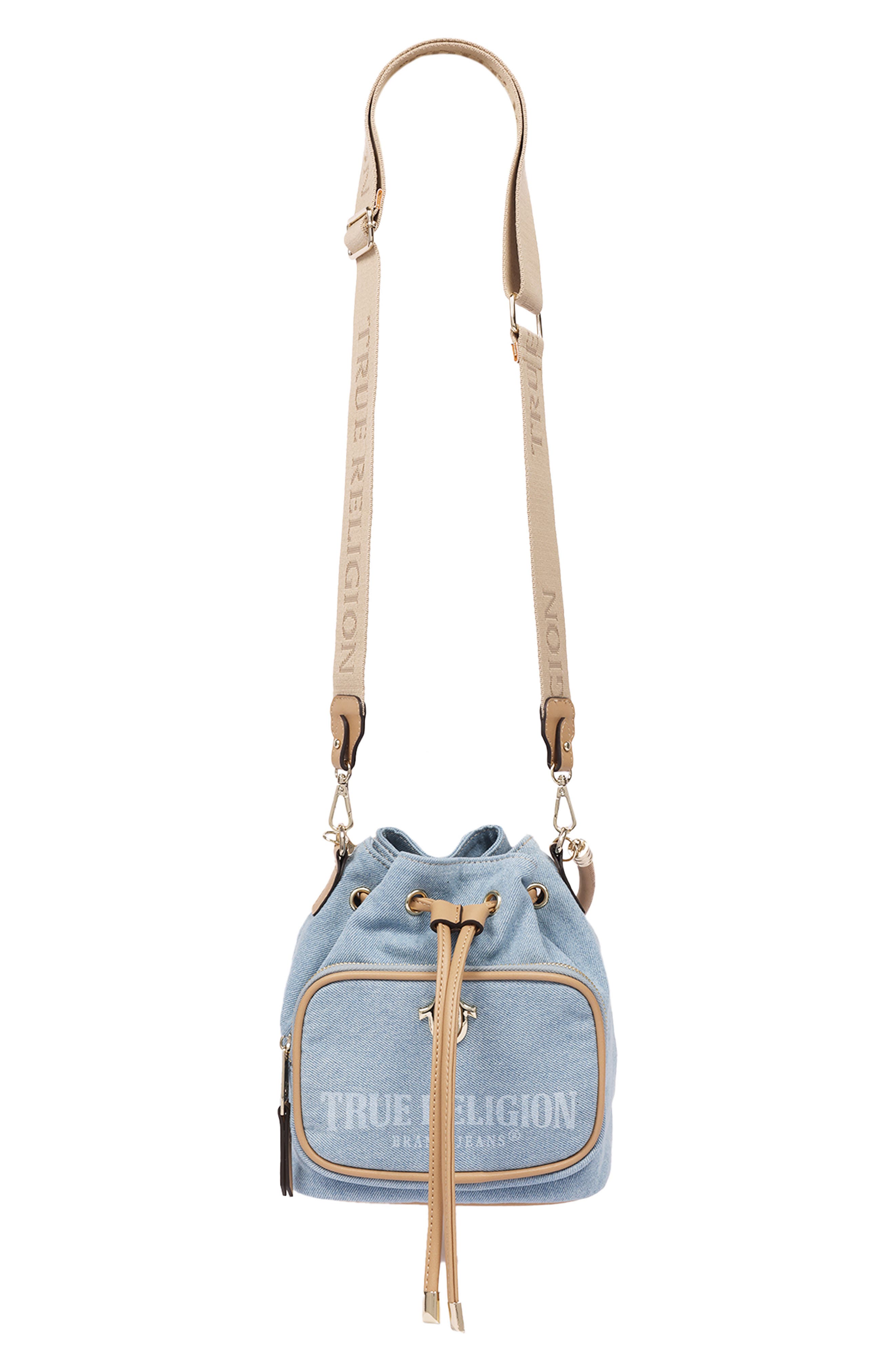 Bryce Denim Bucket Bag, Alternate, color, DENIM