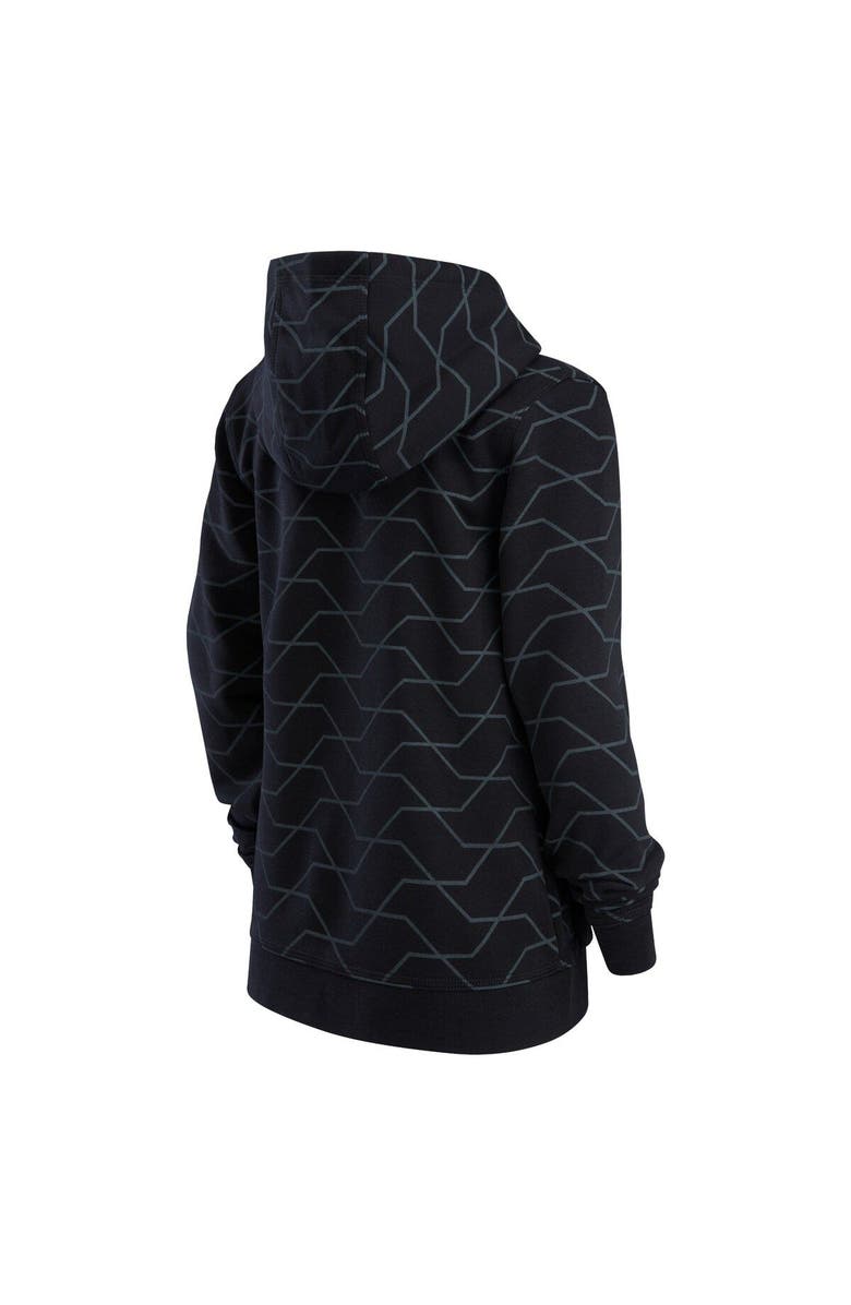 Nike Youth Nike Black Corinthians Club Full-Zip Hoodie, Alternate, color, Black