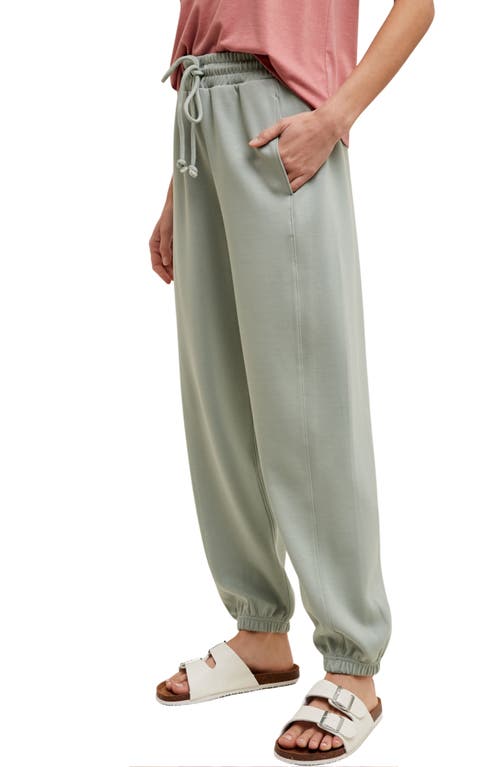 Wishlist Scuba Knit Joggers In Green