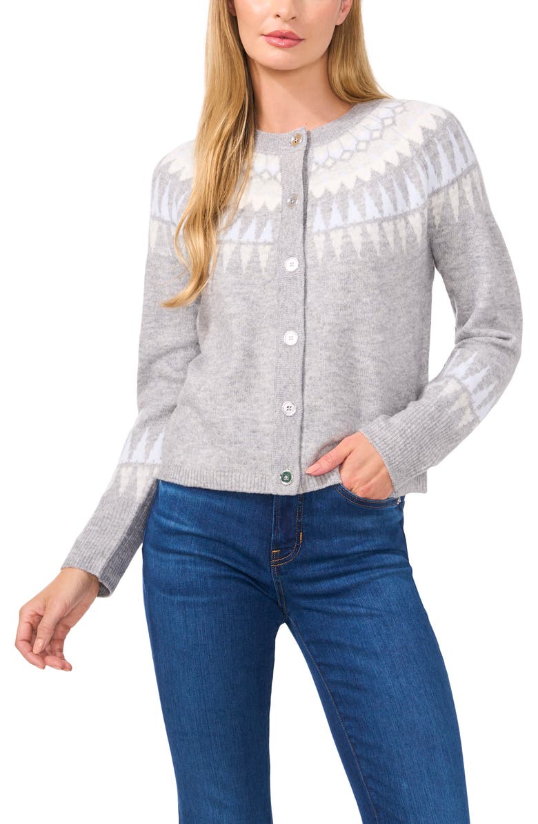 CeCe Fair Isle Cardigan, Main, color,
