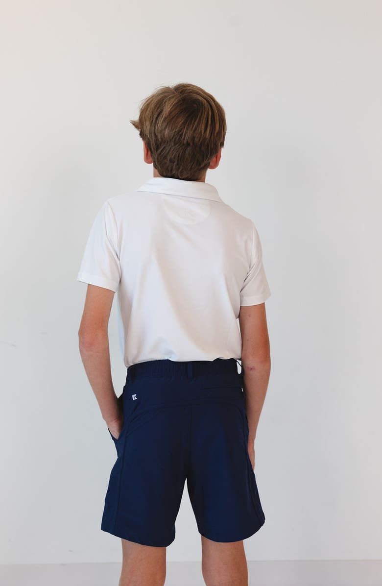 Courtside Kids Boys Polo Shirt, Alternate, color, White