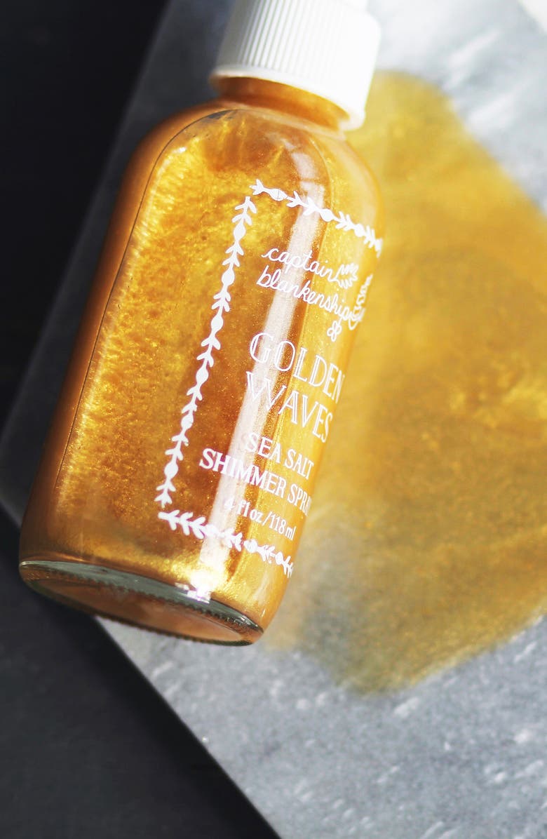 Captain Blankenship Golden Waves Sea Salt Shimmer Spray, Alternate, color,
