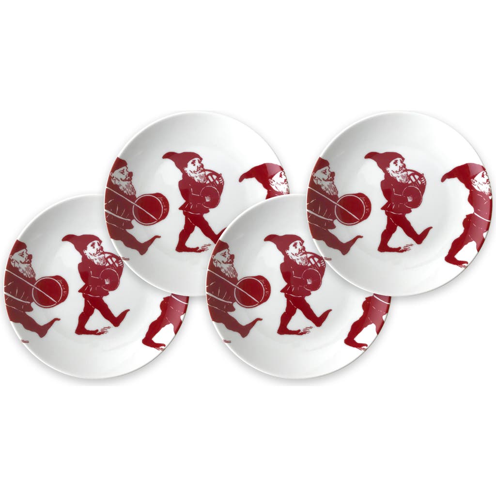 Caskata Elves Small Plates In Red