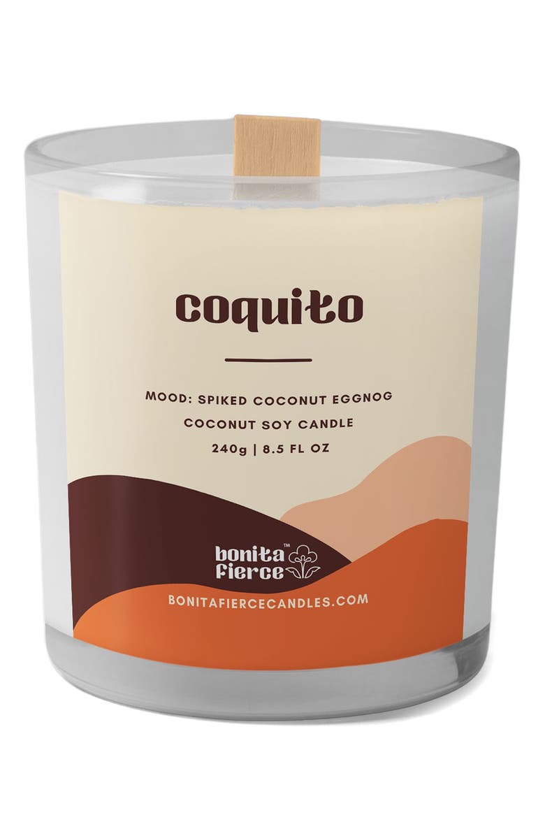 Bonita Fierce Coquito Candle, Main, color,