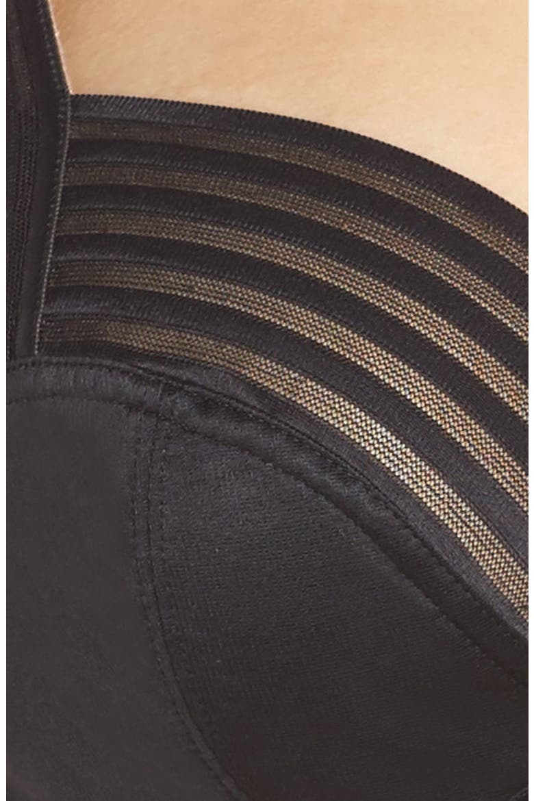 Etta Underwire Balconette Bra, Alternate, color, BLACK