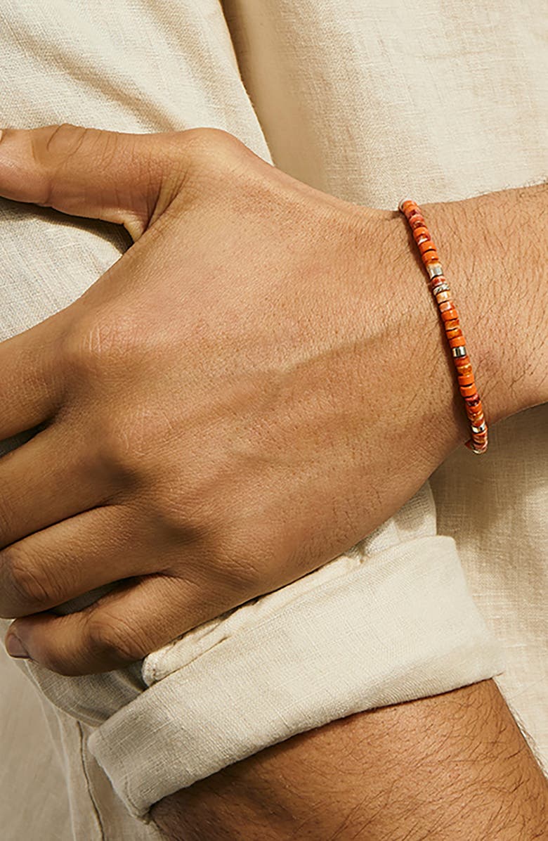John Hardy Heishi Bracelet, Alternate, color, Orange