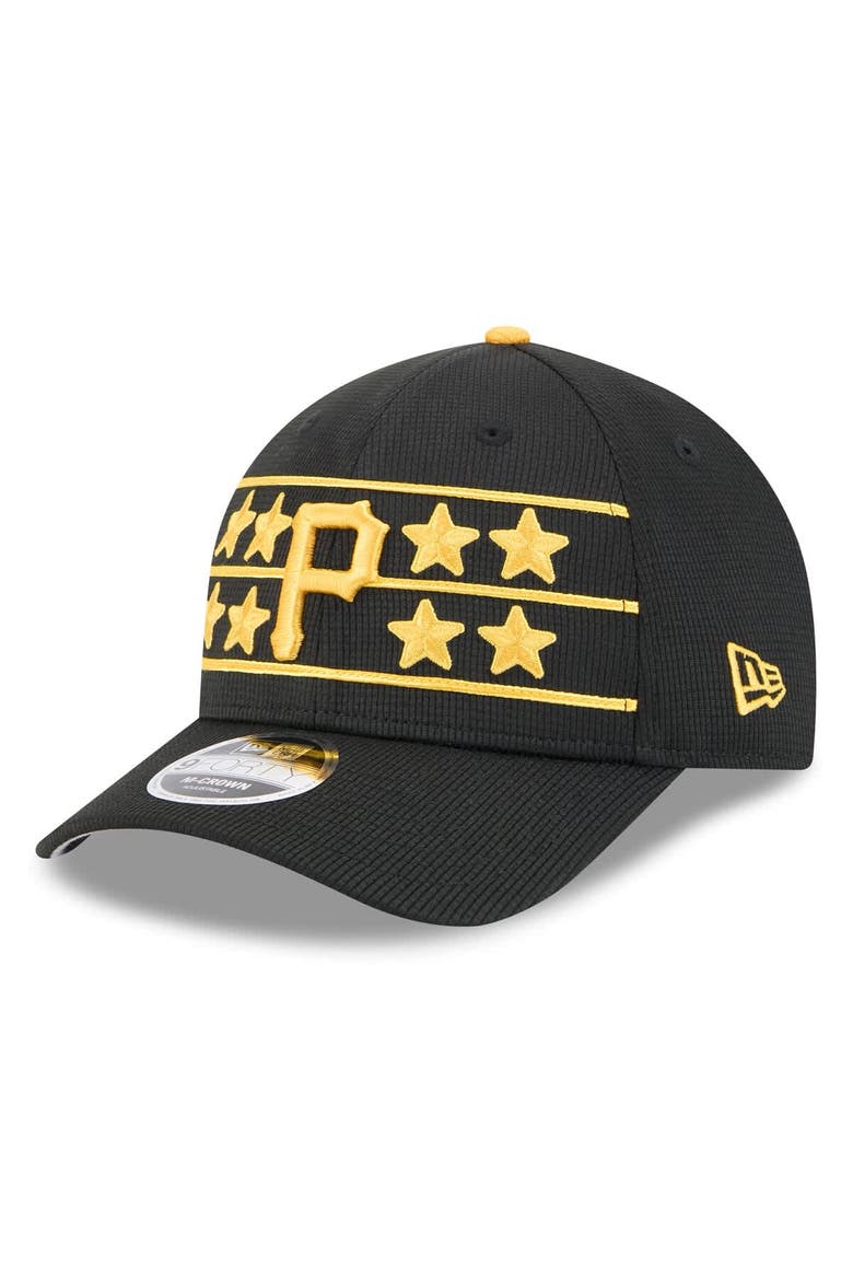 Men's New Era  Black Pittsburgh Pirates 2025 Batting Practice 9FORTY M-Crown Adjustable Hat, Main, color, Black