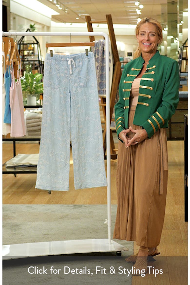 Kids' Embroidered Beach Pants video
