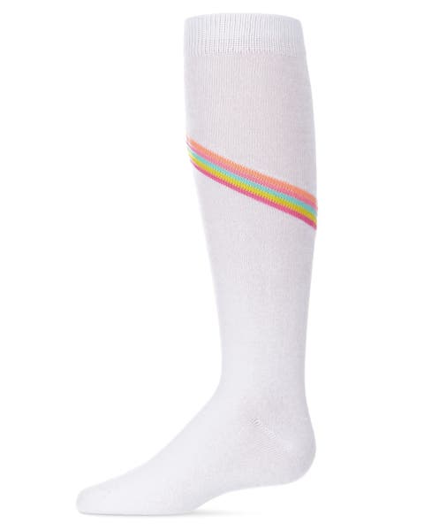 V Stripe Lurex Knee High Socks (Little Kid & Big Kid)