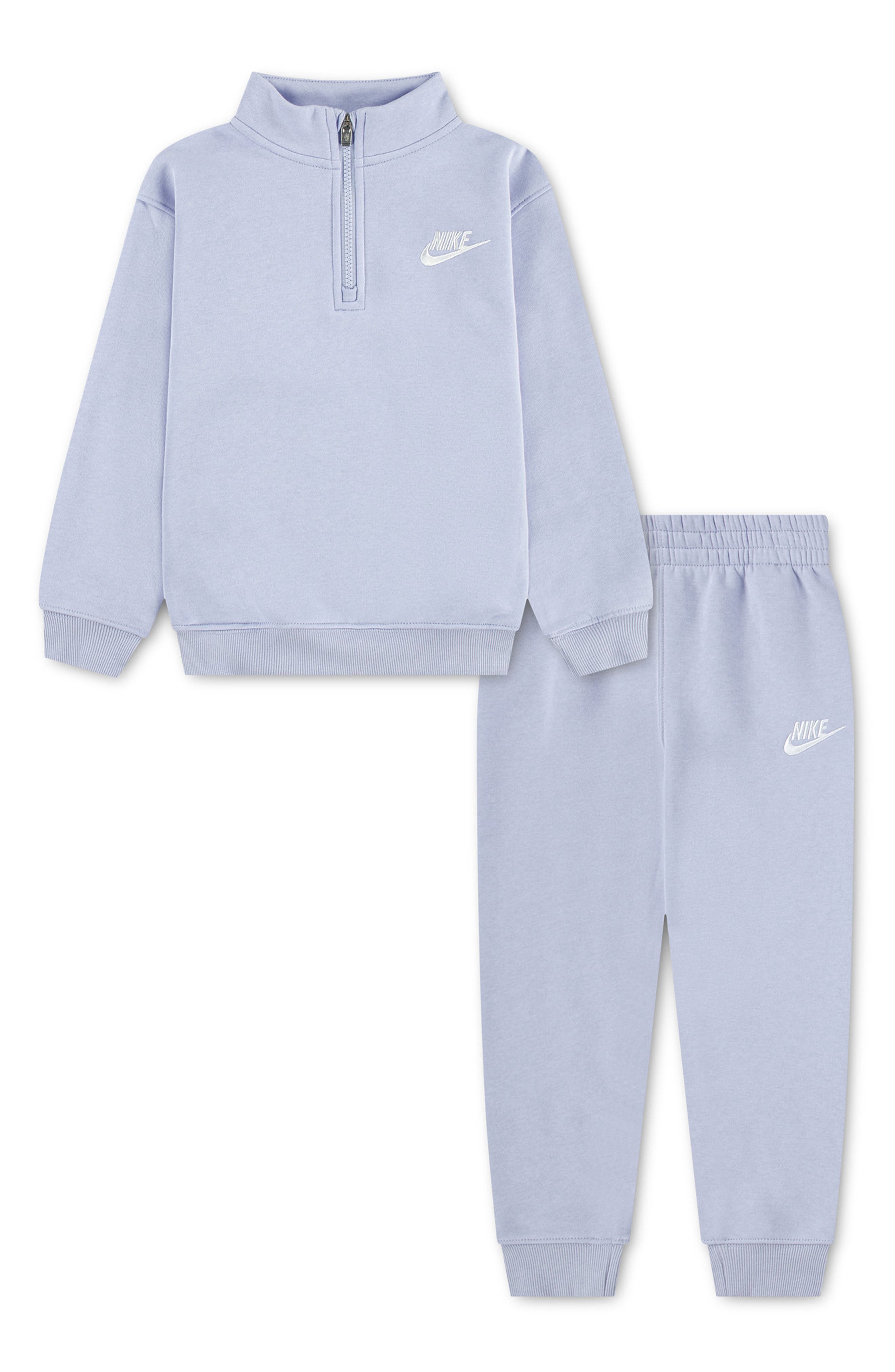 Kids' Club Quarter Zip Fleece Set