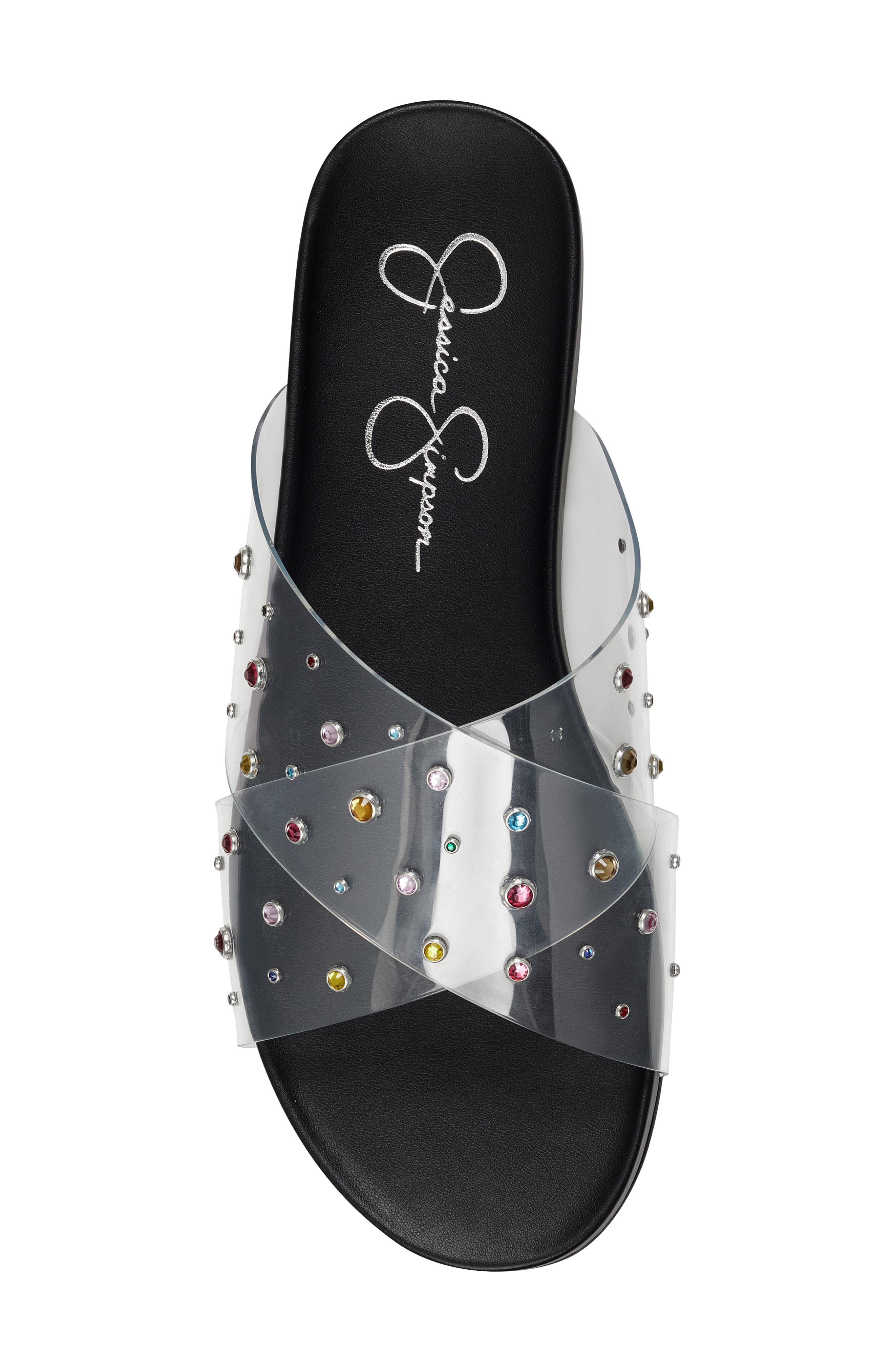 Jessica Simpson Tislie Clear Slide Sandal, Alternate, color, 