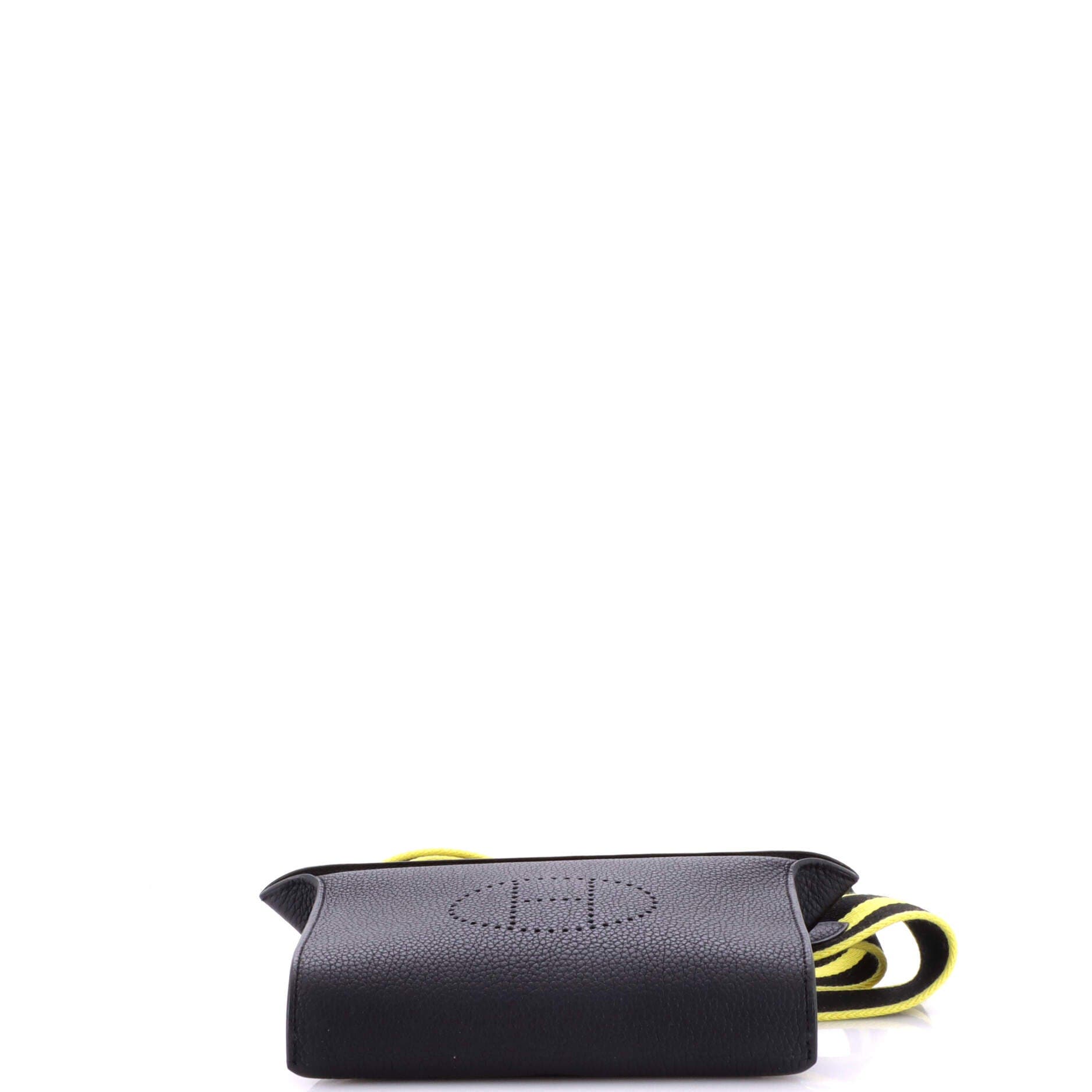Pre-Owned Hermes Videpoches Bag Togo, Alternate, color, Noir