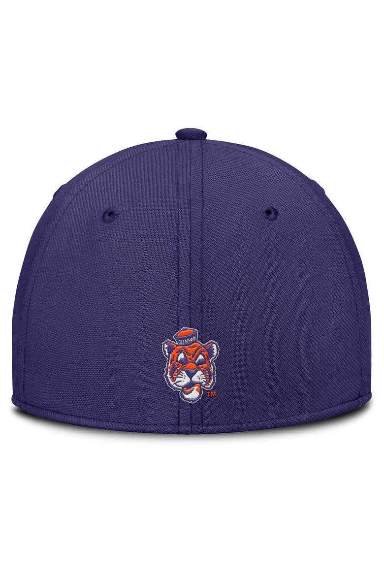 Men's Nike Purple Clemson Tigers Rise Academic Dri-FIT Flex Hat, Alternate, color, Purple