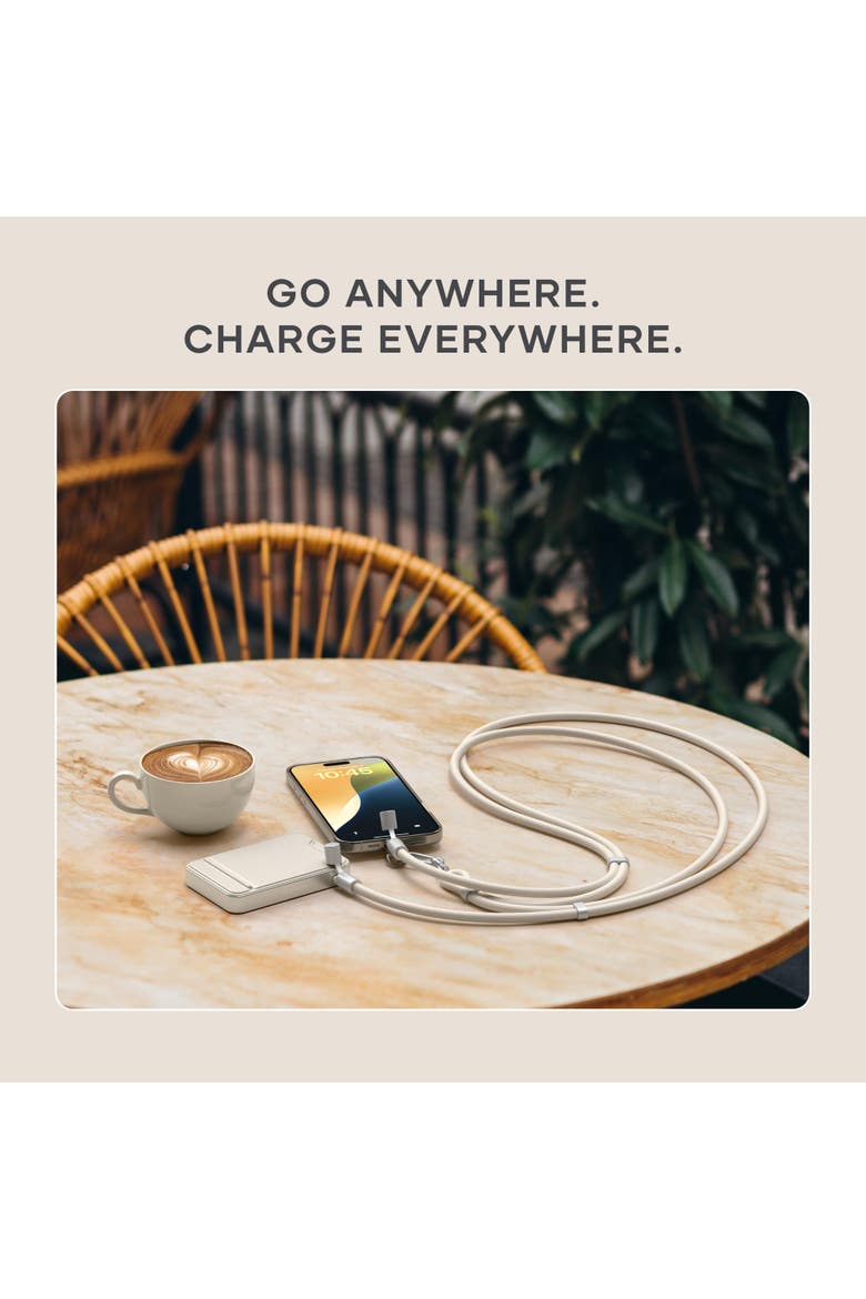 OntheGo USB C Lanyard Cable, Alternate, color, Sand