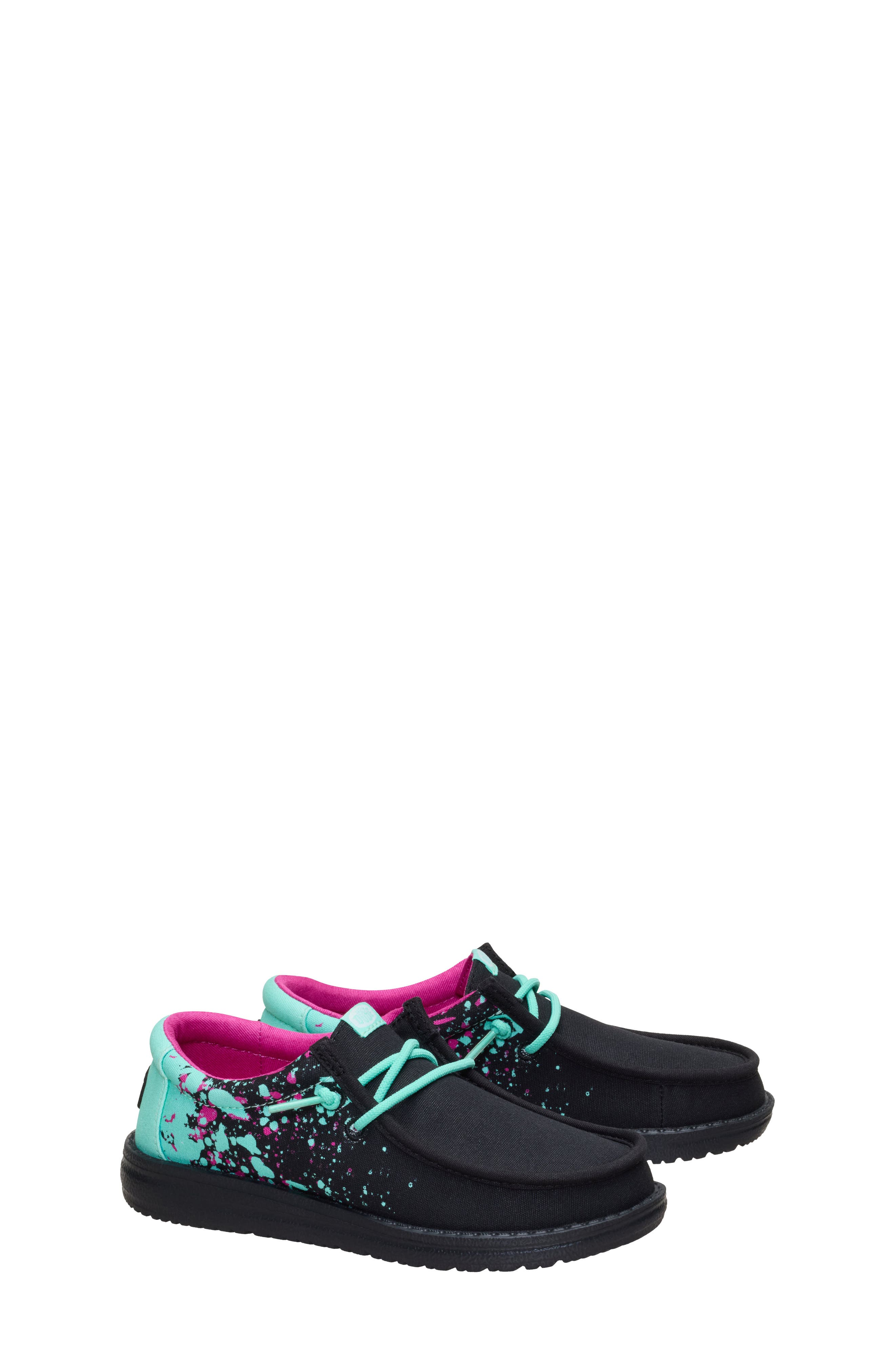 Kids' Wally Paintball Slip-On, Alternate, color, BLACK/ MULTI