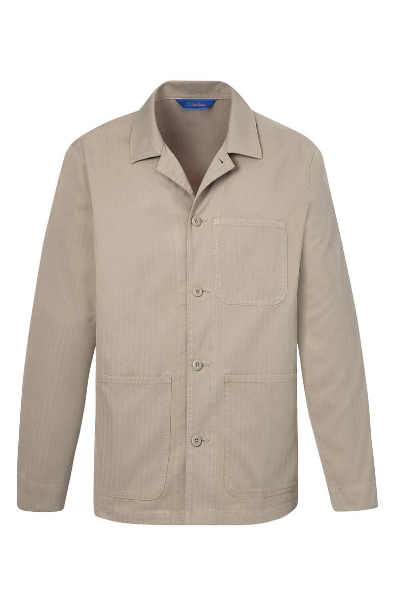 David Donahue Shirt Jacket, Main, color, Gray