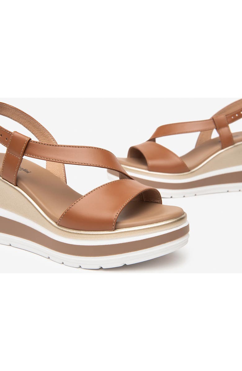 NeroGiardini Platform Wedge Sandal, Alternate, color,