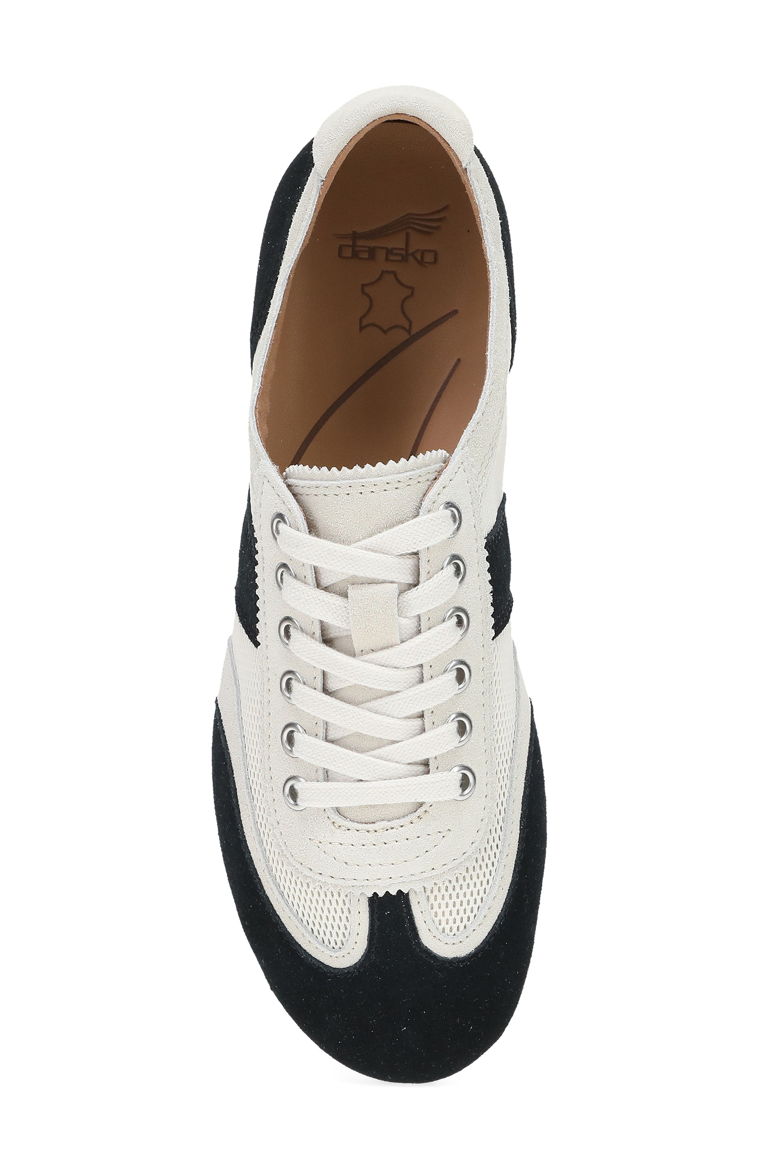 Dansko Milana Sneaker, Alternate, color, Black/ Vanilla