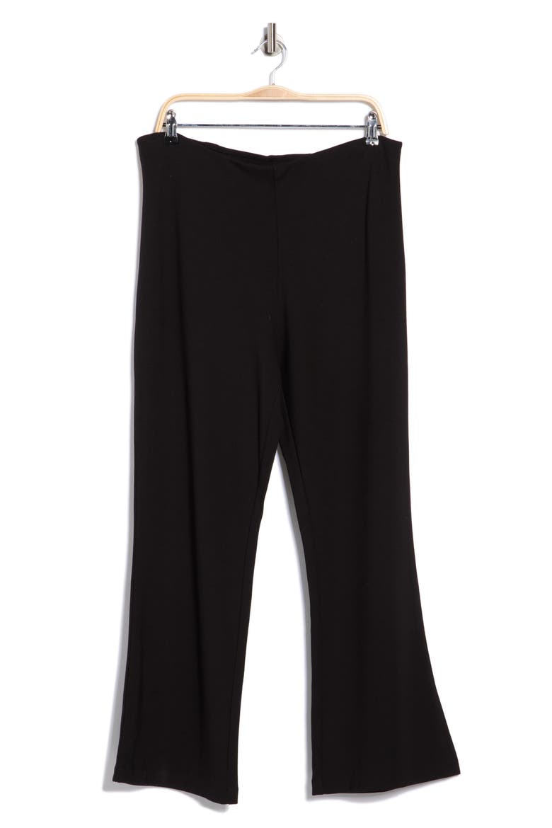 Flare Leg Pants, Alternate, color, BLACK
