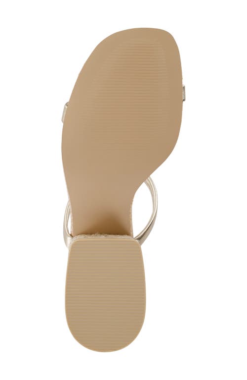 Mia Limited Edition Isabeli Espadrille Slide Sandal In Gold