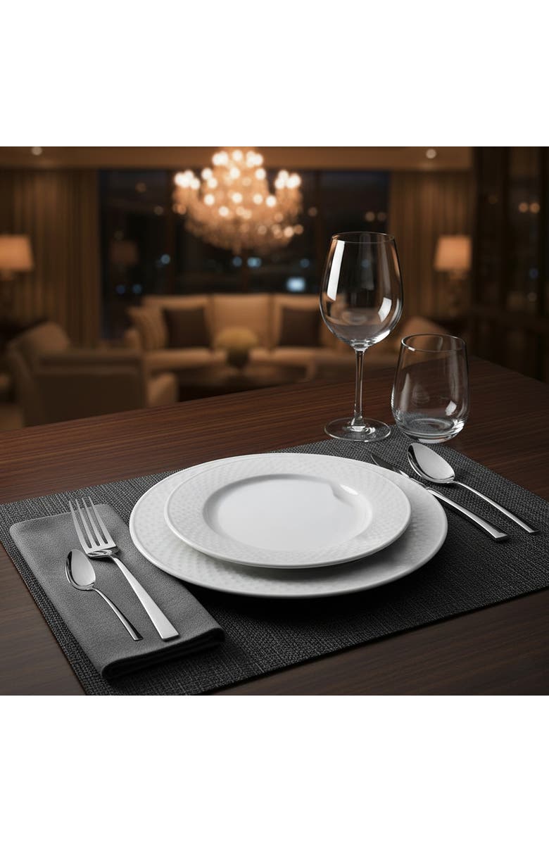 Mepra Lorena Flatware Set - 24 Pieces, Alternate, color, Silver