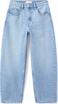 MANGO High Waist Barrel Jeans