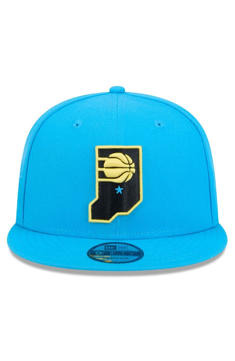 New Era Men's New Era Blue Indiana Pacers 2024/25 City Edition Alternate 9FIFTY Snapback Hat, Alternate, color,