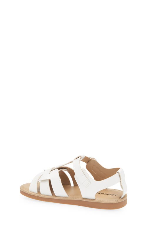 Nordstrom Kids' Krystinna Ankle Strap Sandal In White