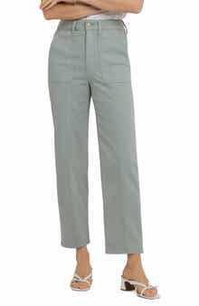 Kasey Ankle Stovepipe Utility Jeans