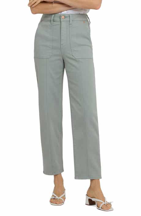 Kasey Ankle Stovepipe Utility Jeans