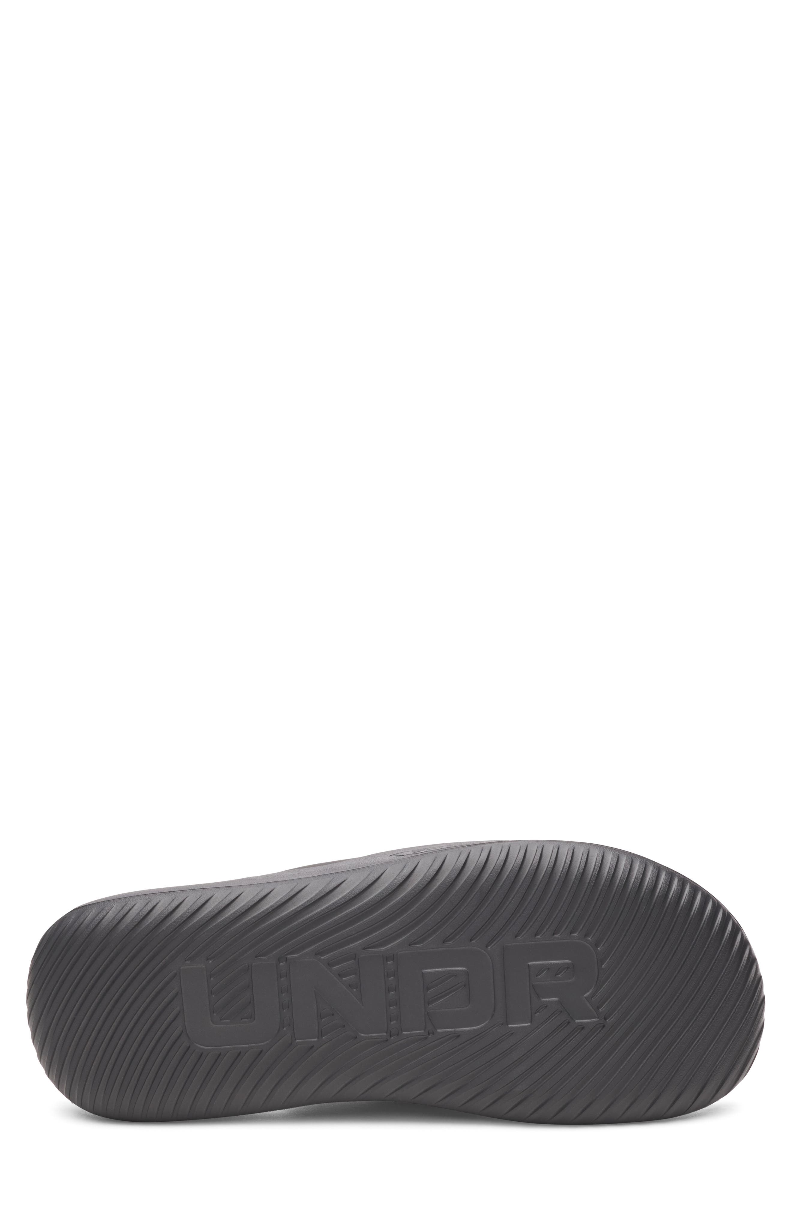 Under Armour UA Ignite Pro 8 Water Resistant Flip Flop, Alternate, color, Black