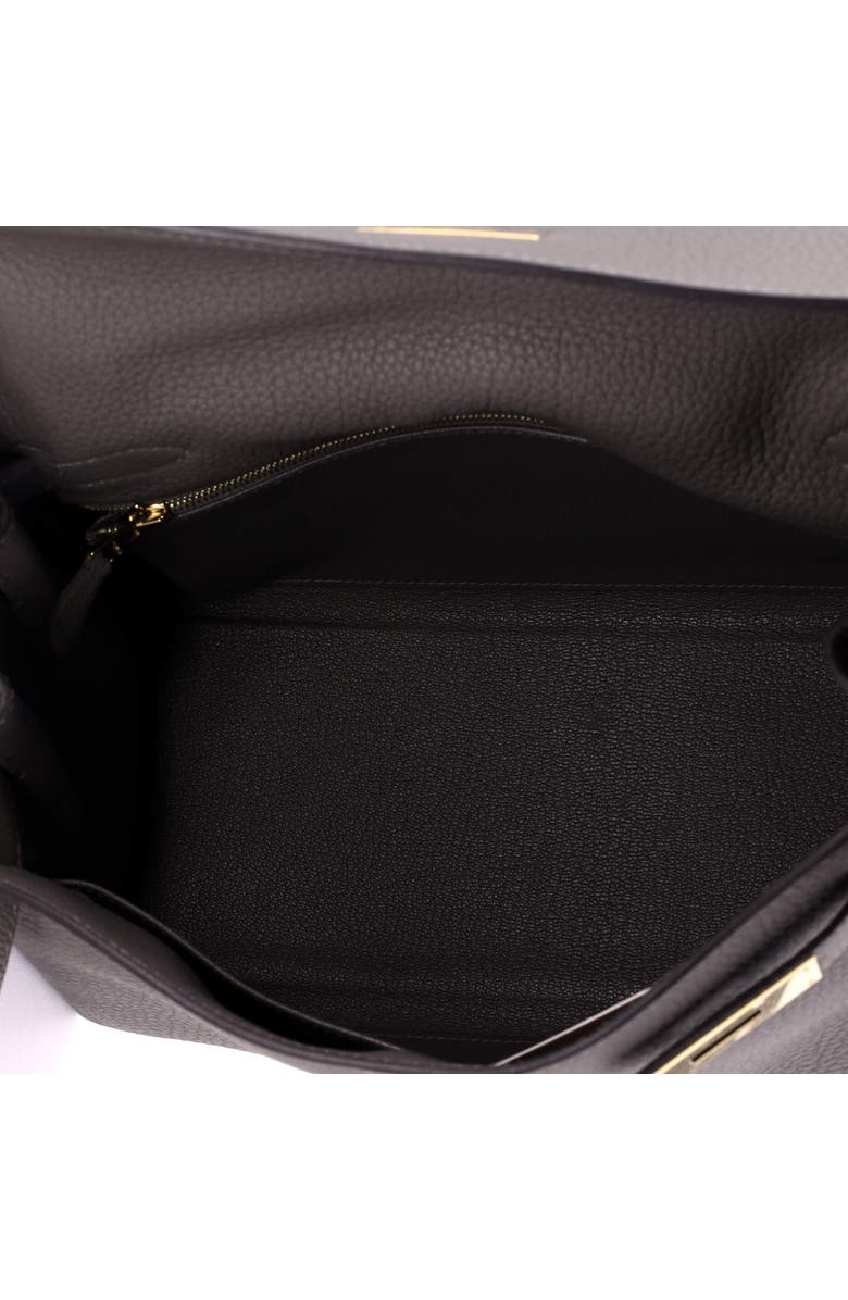 Pre-Owned Hermes Kelly Handbag Grey Togo with Gold Hardware 28, Alternate, color, Gris Meyer