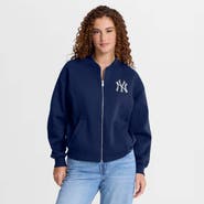 FANATICS Women's Fanatics Navy New York Yankees Oversized Rage Against Full-Zip Jacket
