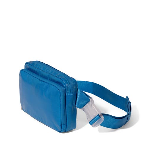 Baggallini Modern Belt Bag Sling In Cerulean Gloss Ripstop