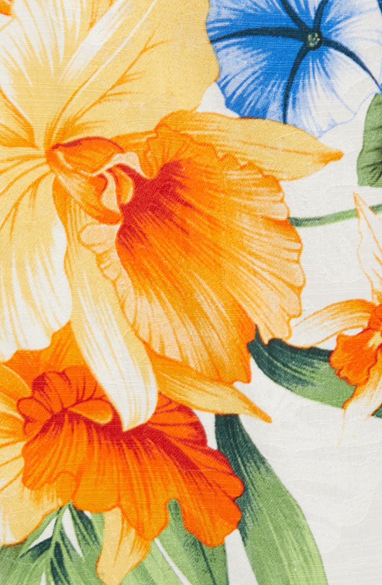 Tommy Bahama Canopy Kaleidoscope Silk Button-Up Shirt, Alternate, color, 