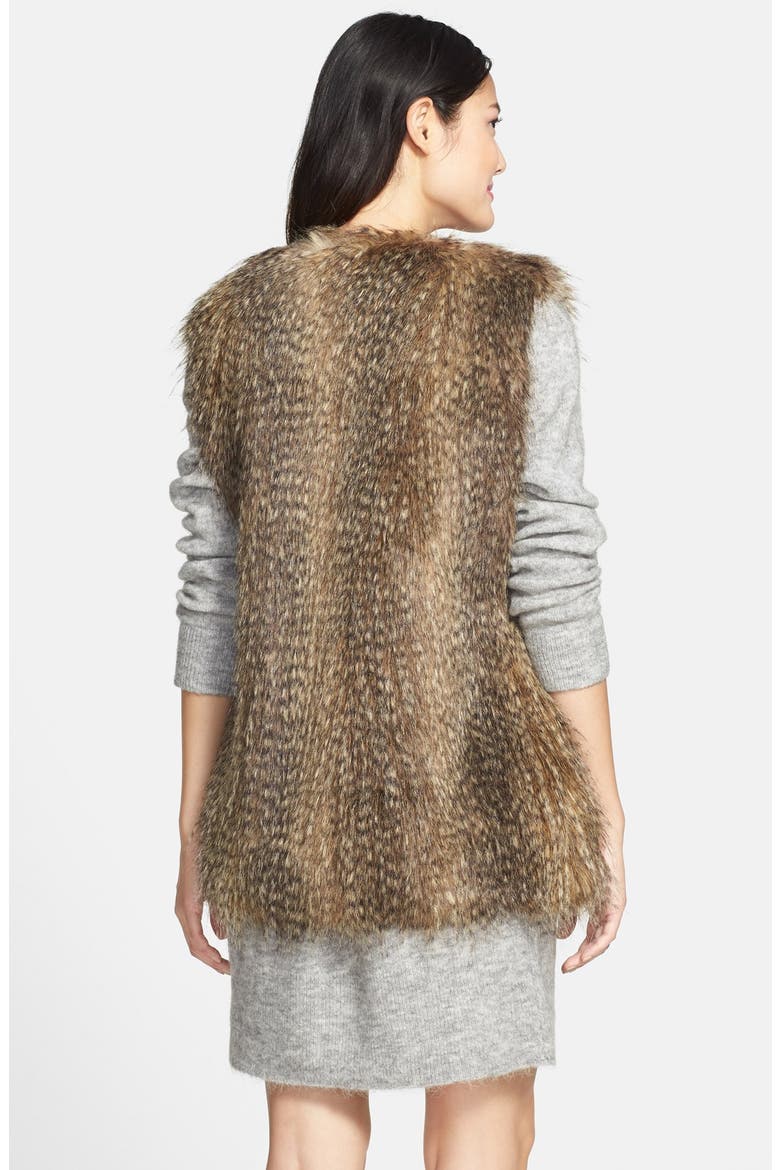 Faux Fur Vest, Alternate, color, MULTI