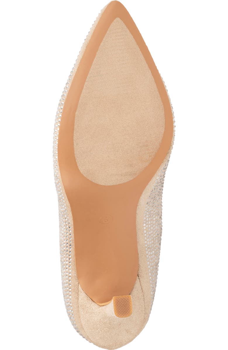 NEW YORK AND COMPANY Reana Pointed Toe Pump, Alternate, color, Nude