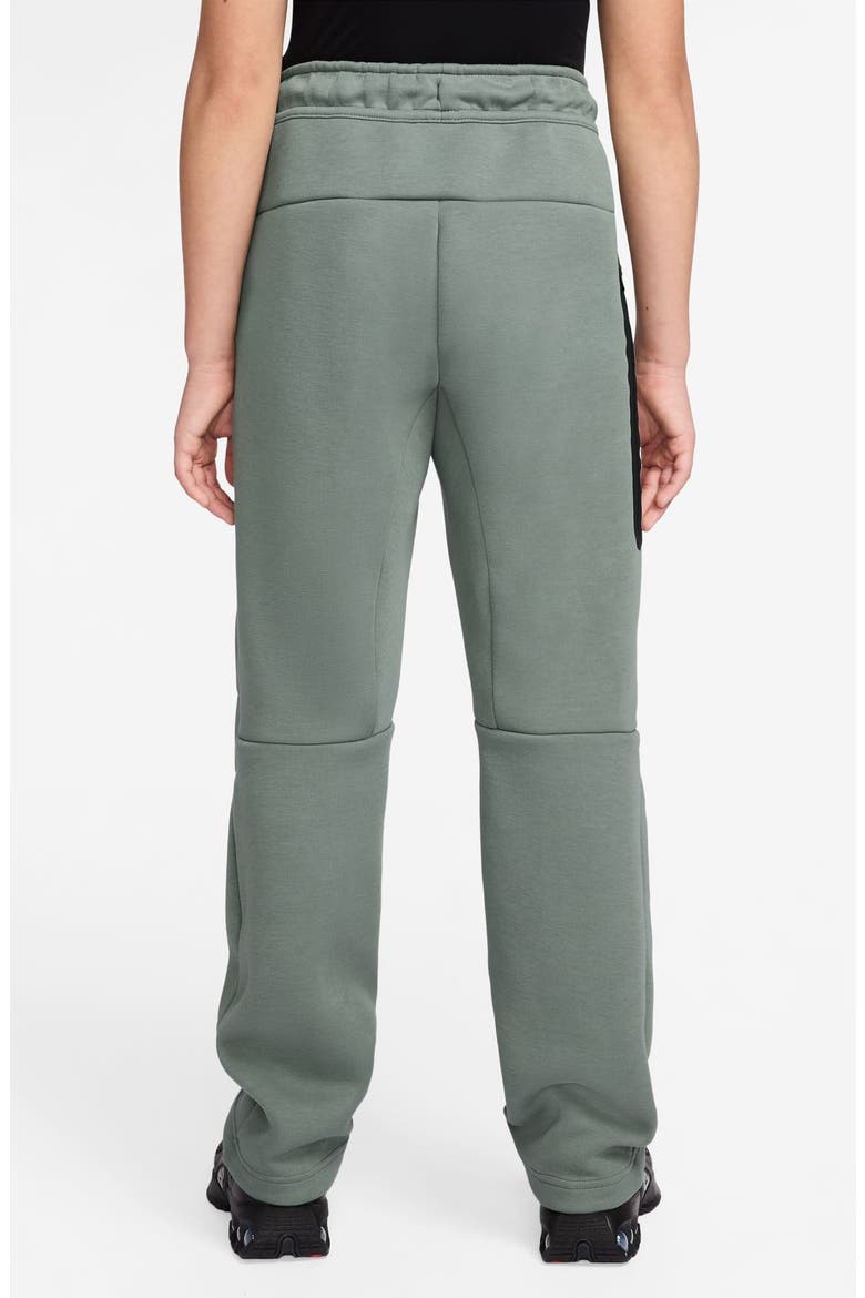 Kids' Sportswear Tech Fleece Sweatpants, Alternate, color, CLAY GREEN/ BLACK/ BLACK