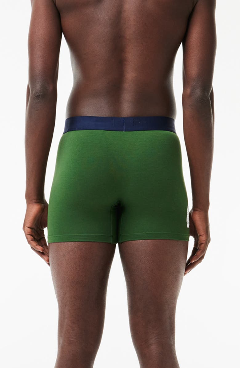 Lacoste Iconic 3-Pack Boxer Briefs, Alternate, color, 