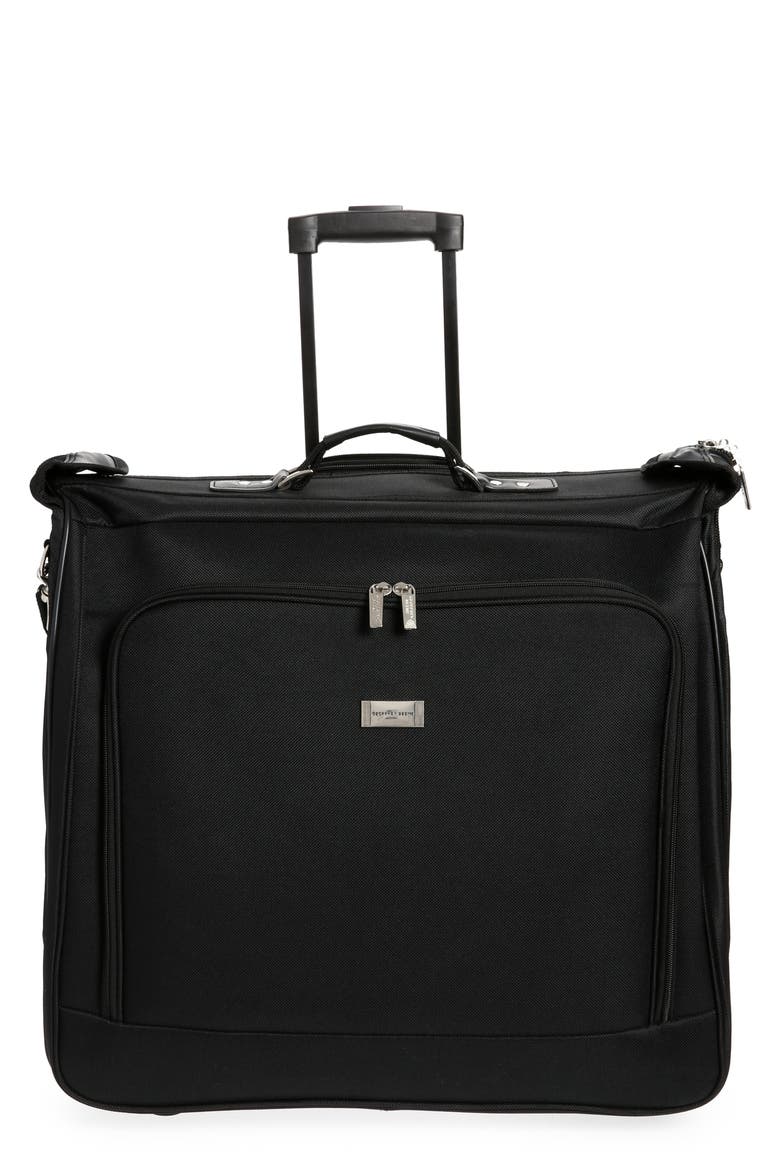 Rolling Garment Bag, Main, color, BLACK